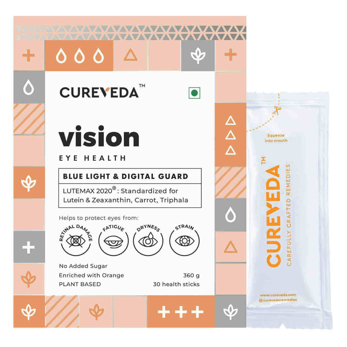 Cureveda Greens & Vision Wellness Combo - Natural Immunity & Wellness Support image 2