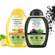 Mamaearth Body Wash Vitamin C Body Wash and Charcoal Body Wash Combo image 1