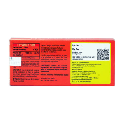 Allen Homeopathy Multi Vitamins Tablets -30 tabs image 3