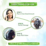 Mamaearth Almond Shampoo with Cold Pressed Almond Oil and Vitamin E - 250 ml image 4