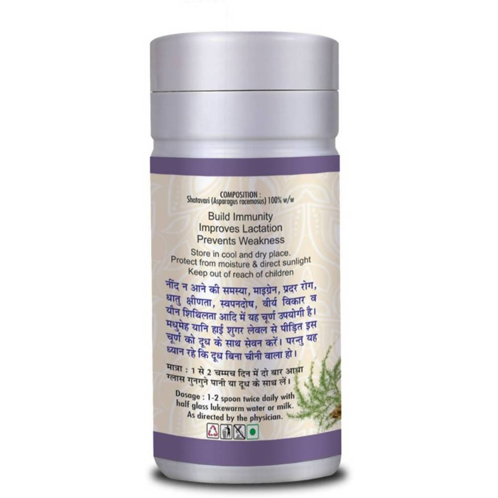 Basic Ayurveda Shatavari Churna – 100g Herbal Powder for Immunity & Women’s Health image 2