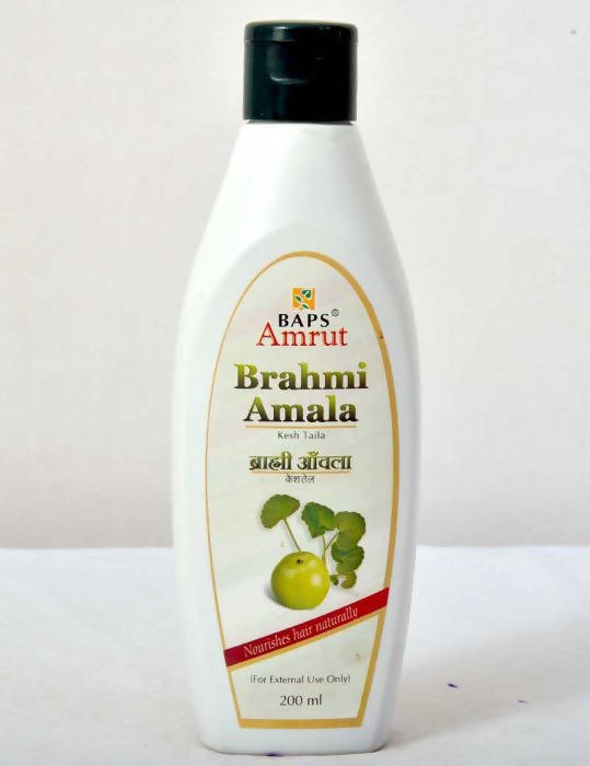 Baps Amrut Brahmi Amala Kesh Taila - 200 ml image 2