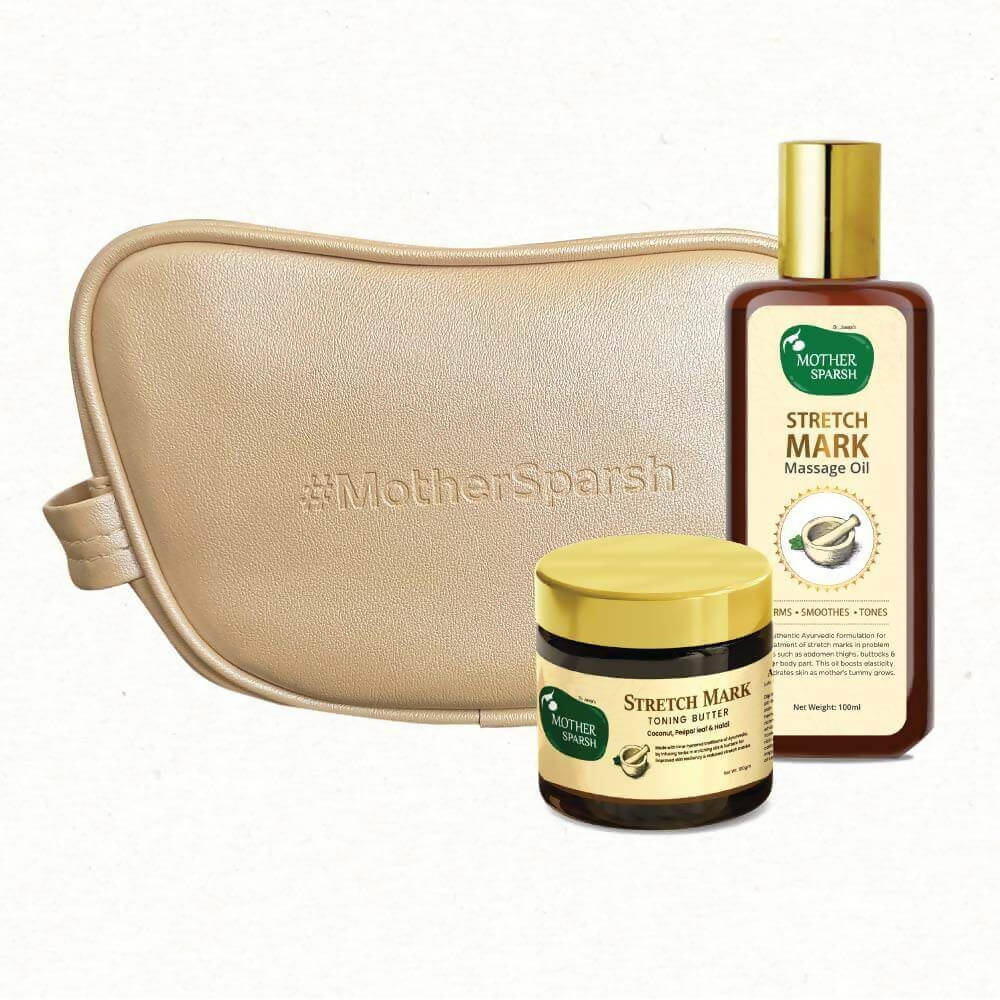 Mother Sparsh Stretch Mark Repair & Body Toning Kit - Combo Pack image 1