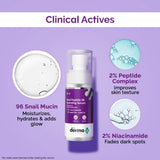 The Derma Co Snail Peptide 96 Hydrating Serum -30 ml image 2