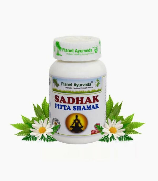 Planet Ayurveda Sadhak Pitta Shamak Capsules - 60 tabs image 1