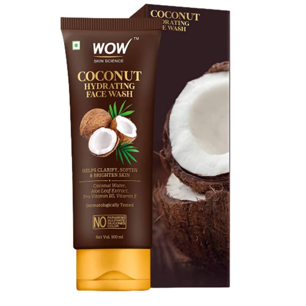 Wow Skin Science Coconut Hydrating Face Wash - 100 ml image 1
