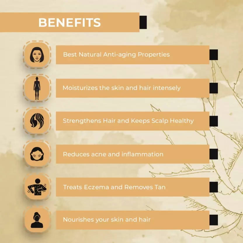Ae Naturals Pure Aloevera Gel With Multani Mitti And Turmeric Extract image 3