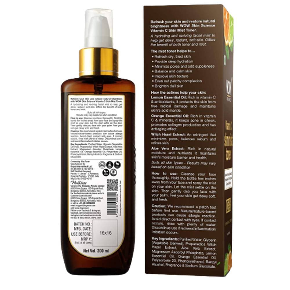 Wow Skin Science Vitamin C Skin Mist Toner - 200 ml image 3