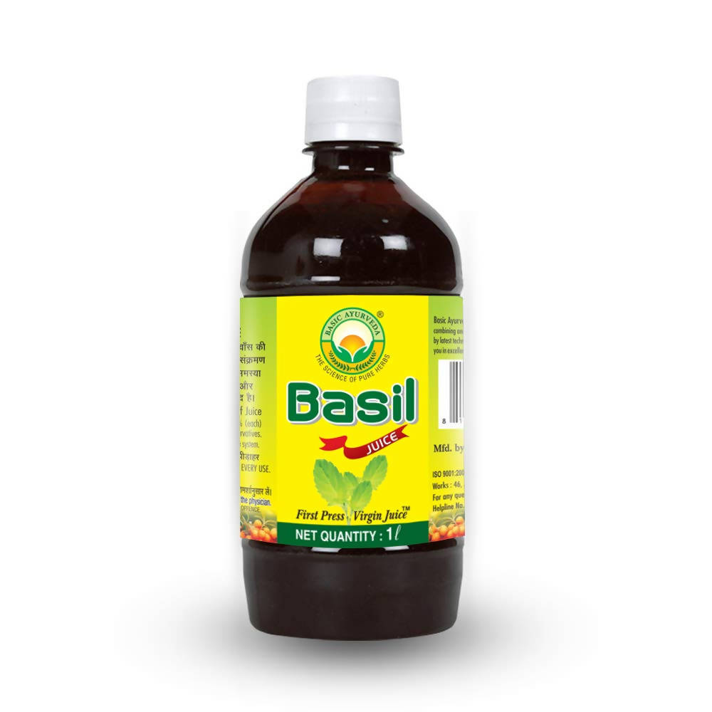 Basic Ayurveda Basil Tulsi Juice - 1 Liter image 5