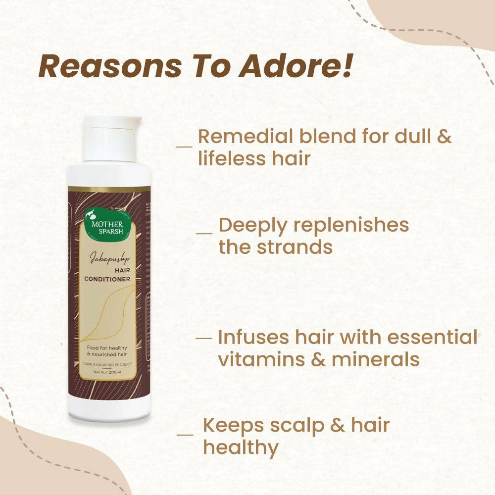 Mother Sparsh Jabapushp Hair Conditioner - 200 ml image 2