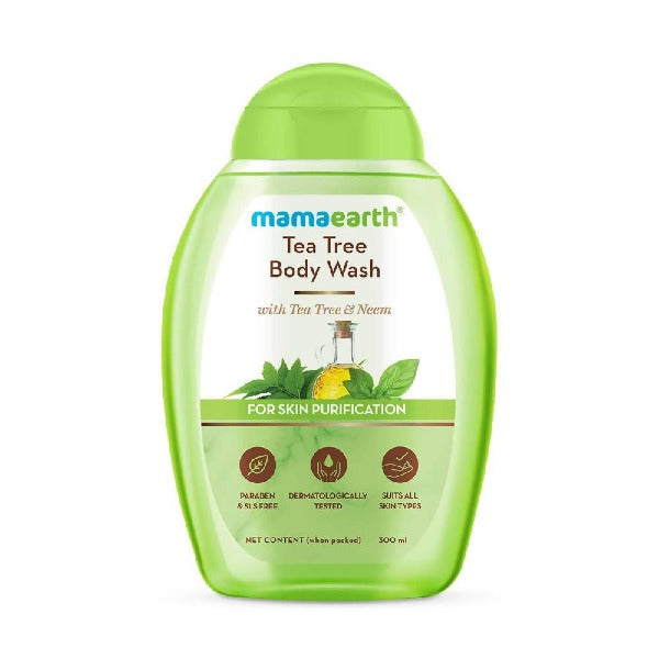 Mamaearth Tea Tree Body Wash With Neem For Skin Purification - 300ml image 1