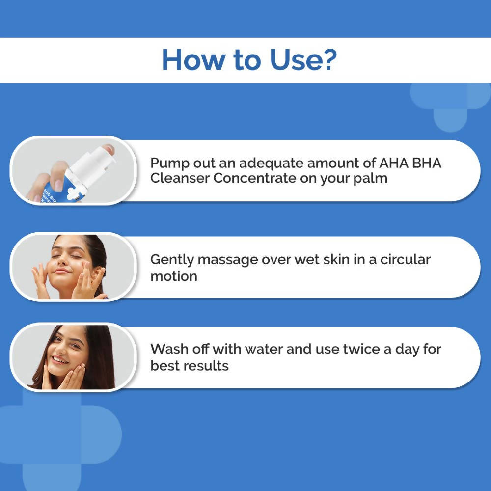 The Derma  AHA BHA Cleanser Concentrate - 100 ml image 6