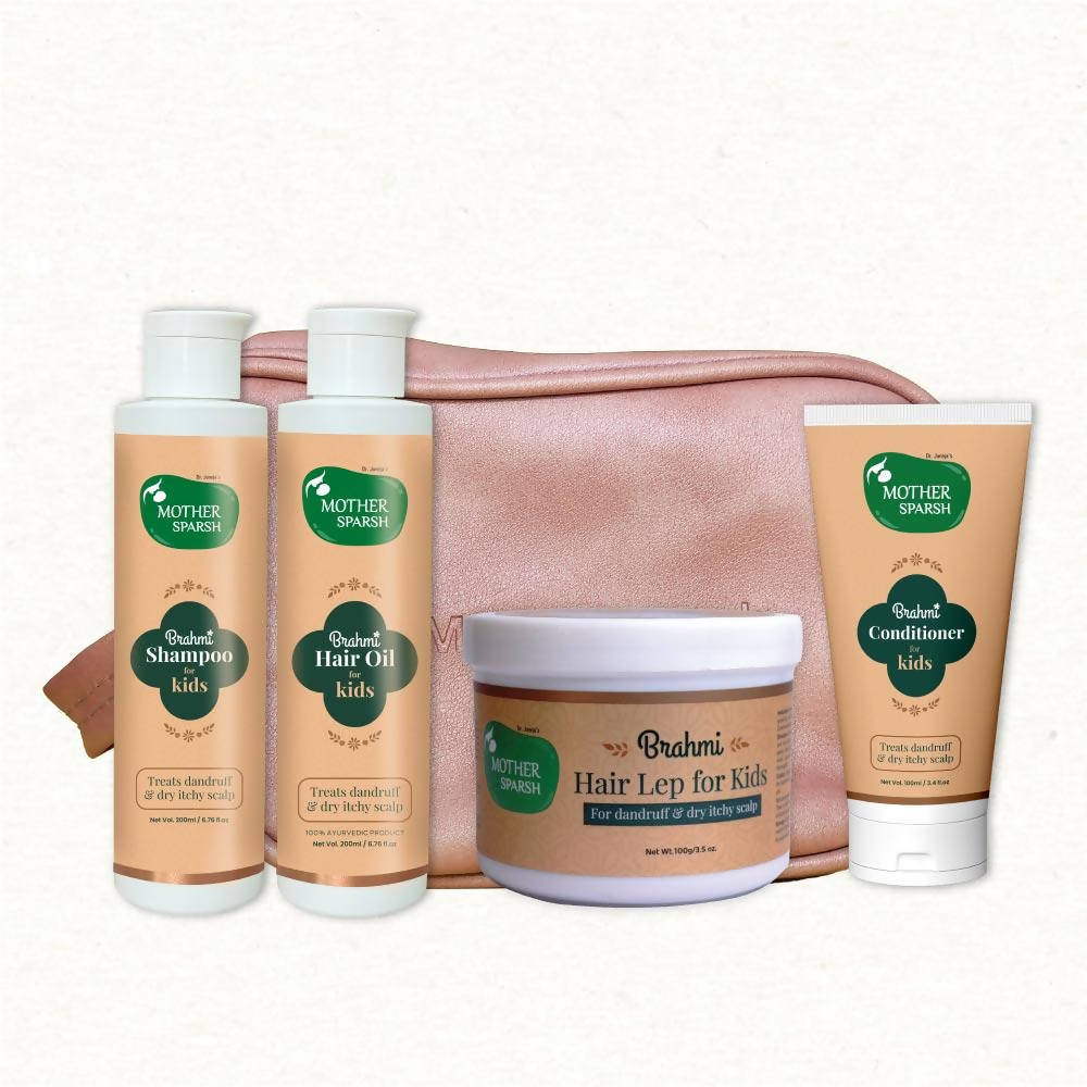Mother Sparsh Brahmi Anti-Dandruff Kit For Kids - Combo Pack image 1