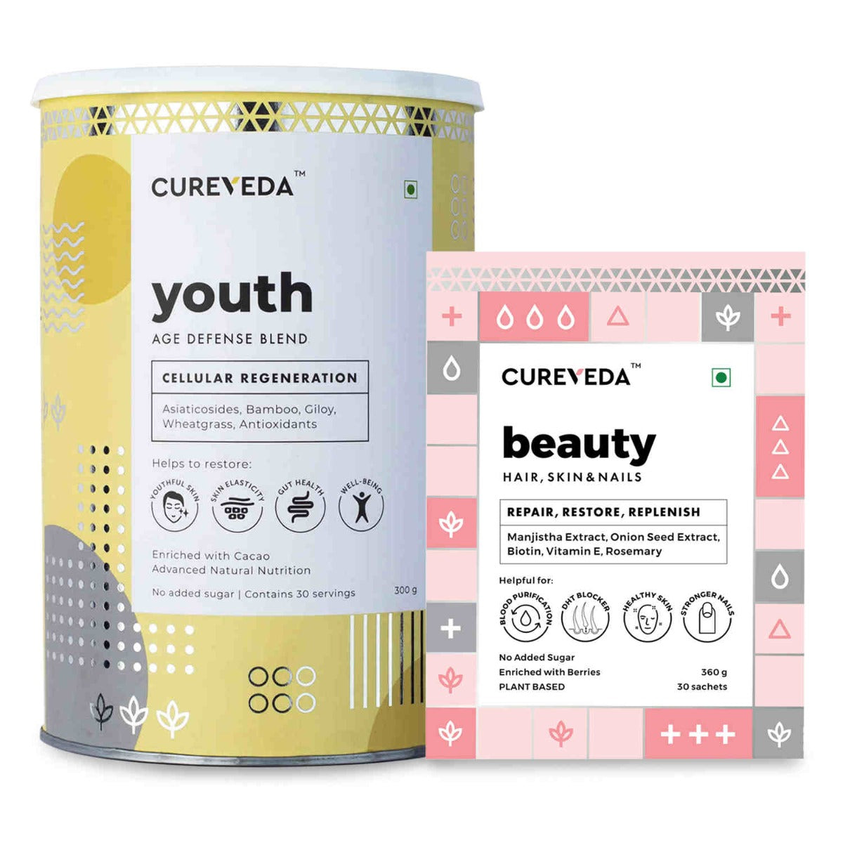 Cureveda Youth & Beauty Combo image 1