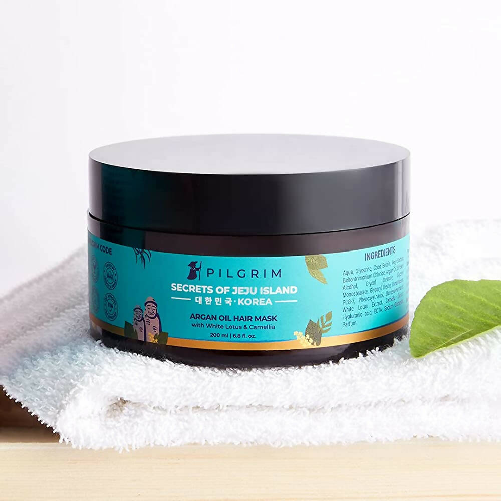 Pilgrim Argan Oil Hair Mask With White Lotus And Camellia image 4