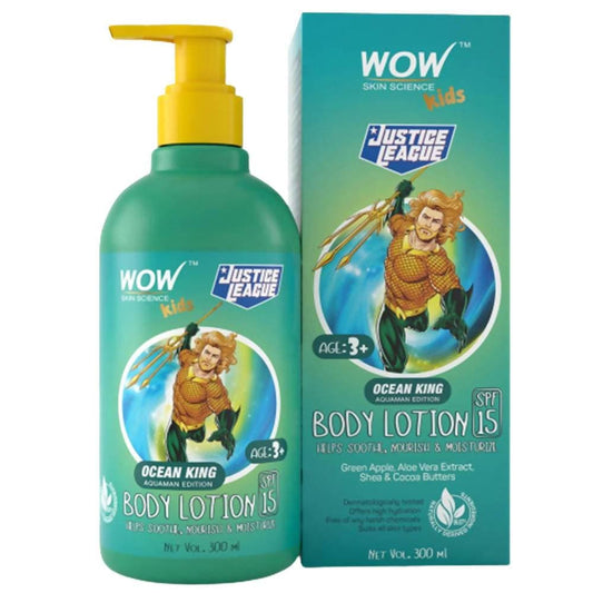 Wow Skin Science Kids Body Lotion - Ocean King Aquaman Edition - 300 ml image 1