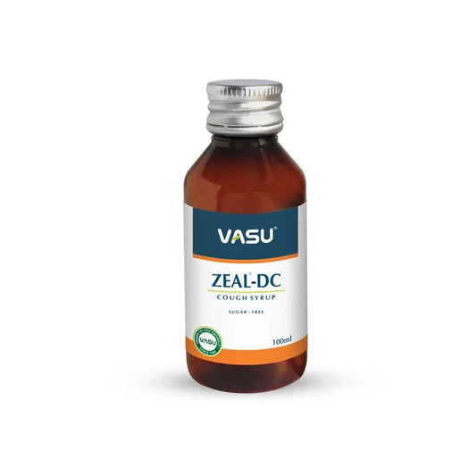 Vasu Zeal DC Cough Syrup - Sugar Free - 100 ml (Pack of 3) image 1