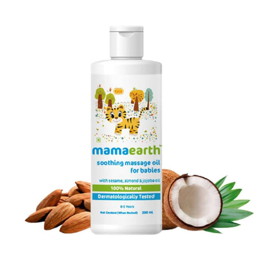 Mamaearth Soothing Massage Oil For Kids image 1